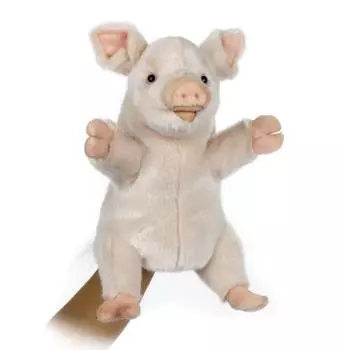 Hansa Creation "Поросенок, игрушка на руку, 25 см - 7339"