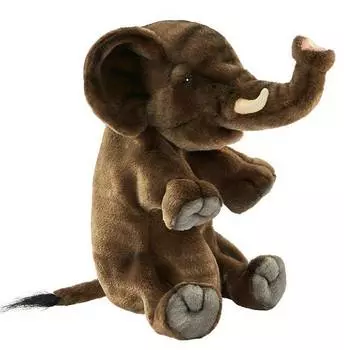 Hansa Creation "Слон, игрушка на руку, 24 см 4040" - мягкая игрушка