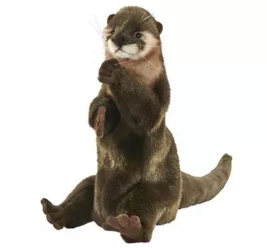 Hansa Мягкая игрушка на руку "Выдра", 28 см