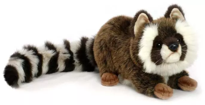 Hansa Мягкая игрушка "Енот лежащий", 74см