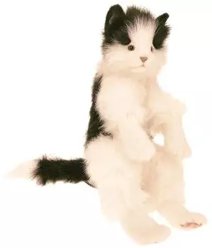 Hansa Мягкая игрушка "Котенок черно-белый, 45 см"