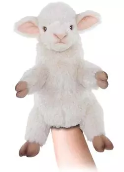Hansa Овечка, игрушка на руку, 27 см