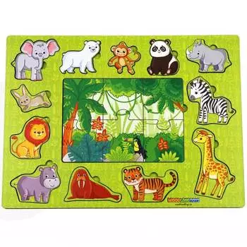 WoodlandToys Рамка-вкладыш "В лесу"