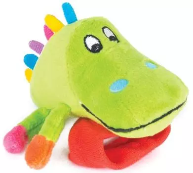 Happy Snail "Крокодил Кроко - на руку" - погремушка браслет