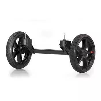 Hartan Комплект больших передних колес для Sky (Quad system), черный/оранжевый