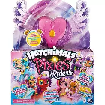 Hatchimals Игровой набор "Пикси и дракон", розовый