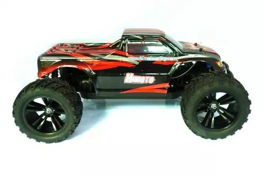 Himoto Радиоуправляемая машинка трак-монстр Bowie Brushless, 4WD, 2.4G, 1/10, RTR