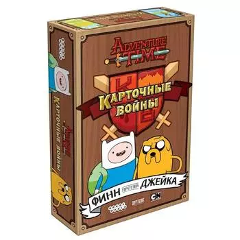 Hobby World Настольная игра "Время приключений". Карточные войны: Финн против Джейка