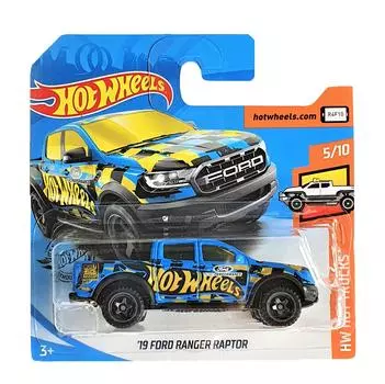 Hot Wheels® Базовая машинка 19 Ford Ranger Raptor из серии "HW Hot Trucks"