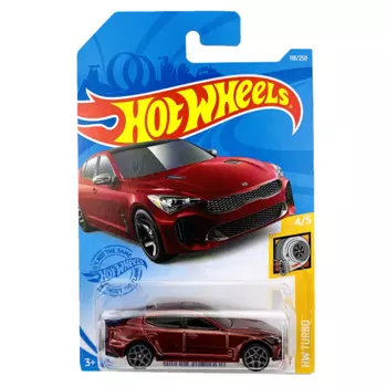 Hot Wheels Базовая машинка 2019 Kia Stinger GT, красная