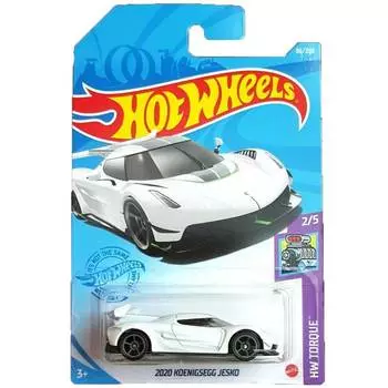 Hot Wheels Базовая машинка 2020 Koenigsegg Jesko, белая