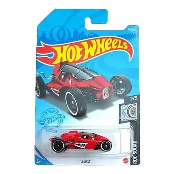 Hot Wheels Базовая машинка 2 Jet Z, красная