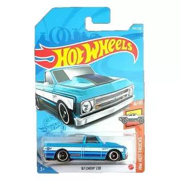 Hot Wheels Базовая машинка '67 Chevy C10, голубая