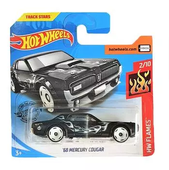 Hot Wheels® Базовая машинка 68 Mercury Cougar из серии "HW Flames"