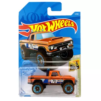 Hot Wheels Базовая машинка '70 Dodge Power Wagon, оранжевая
