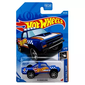 Hot Wheels Базовая машинка '87 Dodge D100, синяя