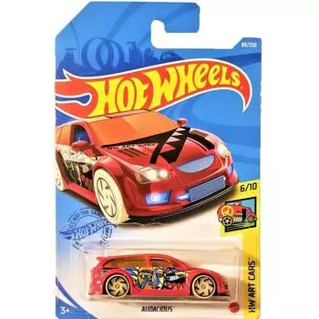 Hot Wheels Базовая машинка Audacious, красная