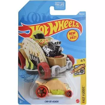Hot Wheels Базовая машинка Car De Asada, бежевая