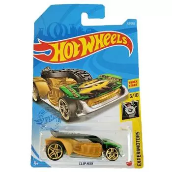 Hot Wheels Базовая машинка Clip Rod, желто-зеленая