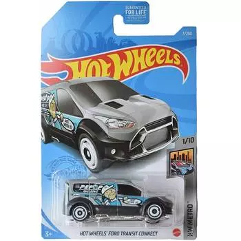 Hot Wheels Базовая машинка Ford Transit Connect, серая
