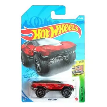 Hot Wheels Базовая машинка Geoterra, красная