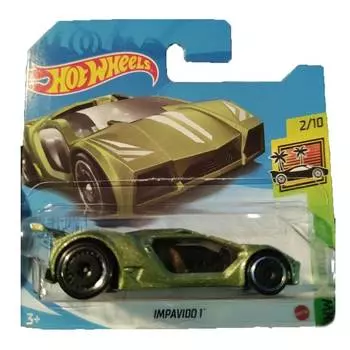 Hot Wheels Базовая машинка Impavido 1, зеленая