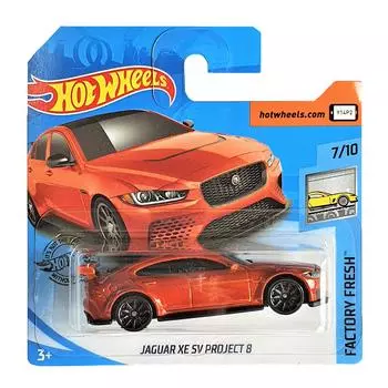 Hot Wheels® Базовая машинка Jaguar XE SV Project 8 из серии "Factory Fresh"