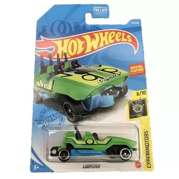 Hot Wheels Базовая машинка Loopster, зеленая