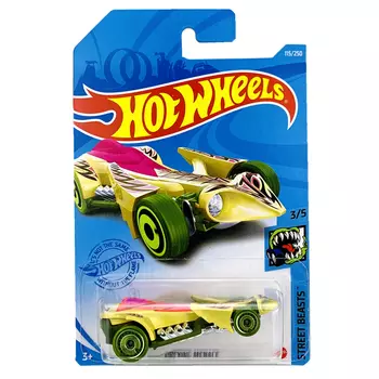 Hot Wheels Базовая машинка Preying Menace, желтая