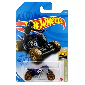 Hot Wheels Базовая машинка Quad Rod, фиолетовая