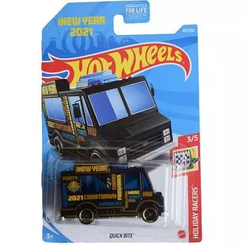 Hot Wheels Базовая машинка Quick Bite, черная