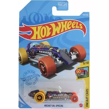 Hot Wheels Базовая машинка Rocket Oil Special, фиолетовая