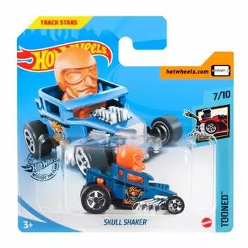 Hot Wheels Базовая машинка Skull Shaker, синяя