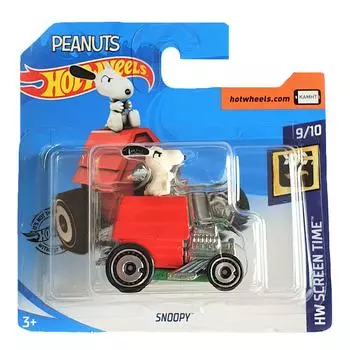 Hot Wheels® Базовая машинка Snoopy из серии "HW Screen Time"