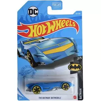 Hot Wheels Базовая машинка The Batman Batmobile, синяя