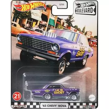 Hot Wheels Машинка премиальная 63 Chevy Nova