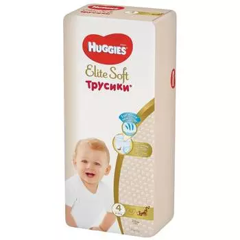 Huggies Подгузники-трусики Elite Soft 4 (9-14 кг), 42 шт.