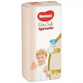 Huggies Подгузники-трусики Elite Soft 5 (12-17 кг), 38 шт.