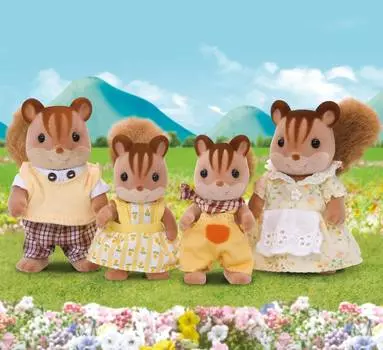 Игровой набор Sylvanian Families Семья Белок