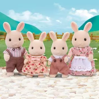 Игровой набор Sylvanian Families Семья Молочных Кроликов