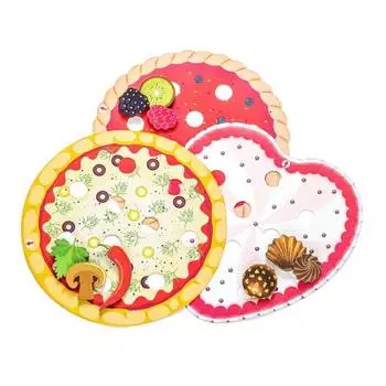 WoodlandToys Игровой набор Юный кондитер "Пицца-Пирог-Торт-3"