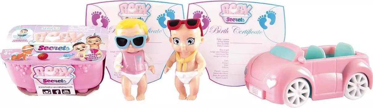 Игровой набор Zapf Creation "Baby Secrets" Набор с кабриолетом