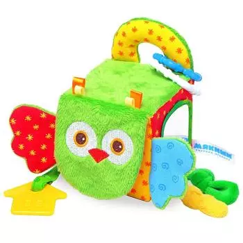Игрушка МЯКИШИ 307 Кубик Сова