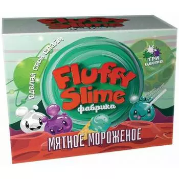 ИННОВАЦИИ ДЛЯ ДЕТЕЙ Набор для опытов "Фабрика флаффи слайма. Мятное мороженое"