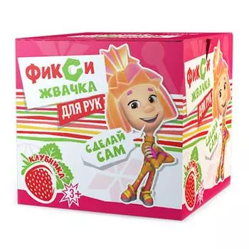 ИННОВАЦИИ ДЛЯ ДЕТЕЙ Набор для опытов "Фикси- жвачка для рук, клубника"