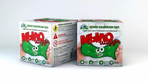 ИННОВАЦИИ ДЛЯ ДЕТЕЙ "Мыло-лизун Альпийские луга | 834" - Набор для опытов