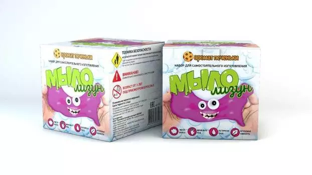 ИННОВАЦИИ ДЛЯ ДЕТЕЙ "Мыло-лизун - Печенька | 832" - Набор для опытов