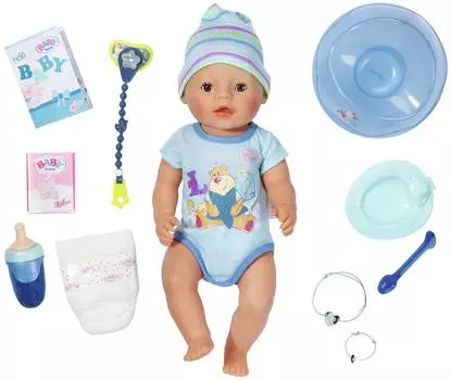 Интерактивная кукла-мальчик, 43 см, BABY born