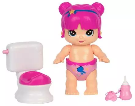 Интерактивная кукла Moose Bizzy Bubs Хлоя с горшком