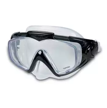 Intex Маска для плавания "Аква Про" силиконовая, от 14 лет, прозрачная